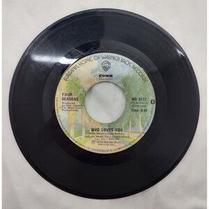 The Four Seasons "Who Loves You" 1975 Warner Bros. Vinyl Record Single Wb 8122
